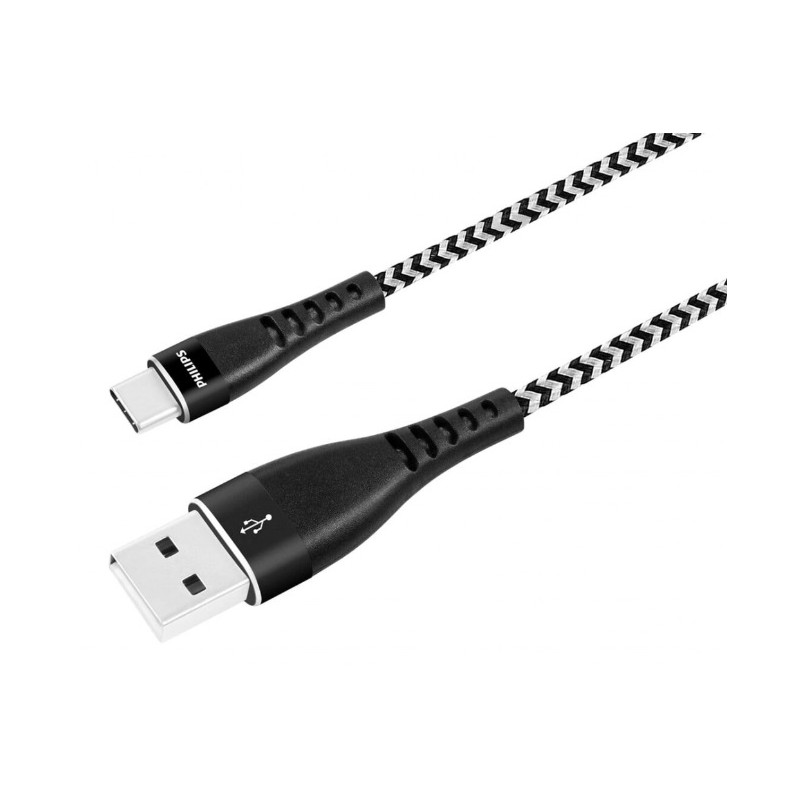 USB - TYPE C КАБЕЛ ОПЛЕТКА, 2m DLC5206A PHILIPS