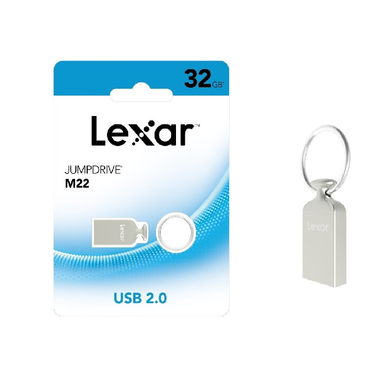 USB 2.0 32GB Jump Drive M22 Light Gold LEXAR