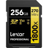SDXC 256GB 270/180MB/s UHS-II,C10,V60,U3 LEXAR