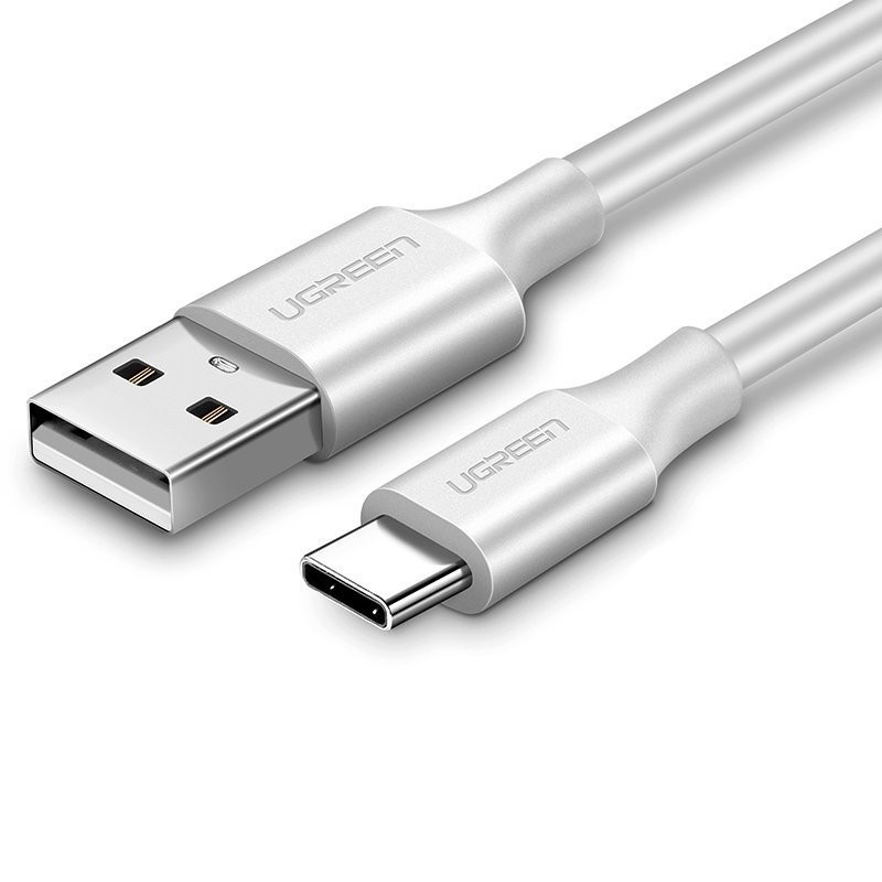 КАБЕЛ USB А / USB-C 3A,1М UGREEN - БЯЛ