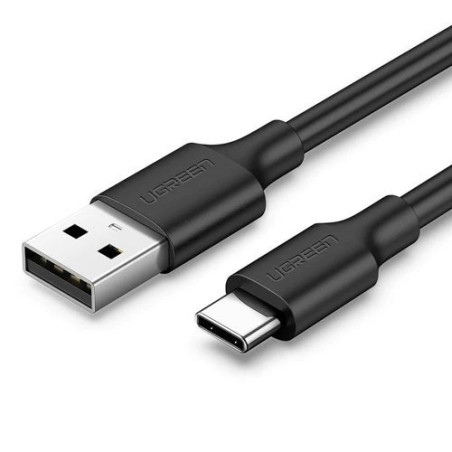 КАБЕЛ USB А / USB-C 3A,1М UGREEN - ЧЕРЕН