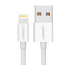 КАБЕЛ USB А/Lightining MFI, 1М UGREEN - БЯЛ