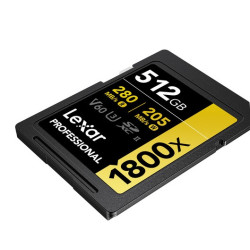 SDXC 512GB 280/210MB/s UHS-II C10 V60 U3 LEXAR