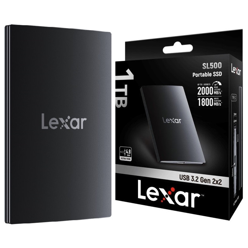 EXT SSD SL500M 1TB USB3.2 Gen2x2 2000/1800MB/s LEXAR