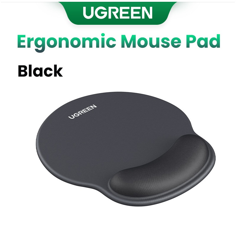 ЕРГОНОМИЧЕН ПАД ЗА МИШКА LP668 UGREEN - ЧЕРЕН