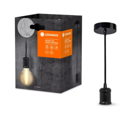 LED ЛАМПА VINTAGE 1906 PENDULUM BOBBIN LEDVANCE - BLACK MATT