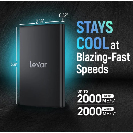 EXT SSD ARMOR700 2TB USB3.2 Gen2x2 2000/2000 LEXAR