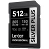 КАРТА ПАМЕТ SDXC 512GB 205/150MB/s UHS-I,C10,V30,U3 LEXAR
