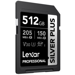 КАРТА ПАМЕТ SDXC 512GB 205/150MB/s UHS-I,C10,V30,U3 LEXAR