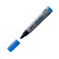 ПЕРМАНЕНТЕН МАРКЕР СКОСЕН ВРЪХ BIC - СИН
