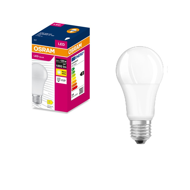 LED ЛАМПА VALUE CLA120 1893lm/827 E27 LEDVANCE