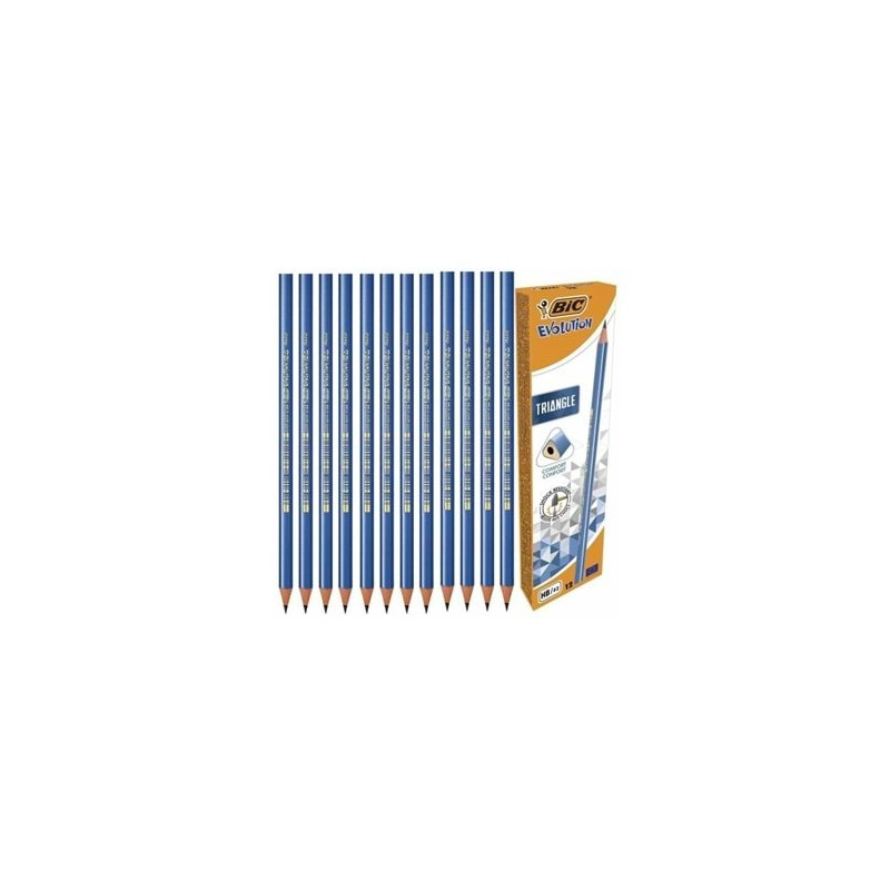 МОЛИВ БЕЗ ГУМА ТРИЪГЪЛЕН EVOLUTION 12 BIC