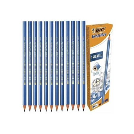 МОЛИВ БЕЗ ГУМА ТРИЪГЪЛЕН EVOLUTION 12 BIC