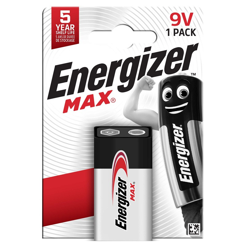 АЛКАЛНА БАТЕРИЯ ENR MAX ALK 9V CHP1 ENERGIZER