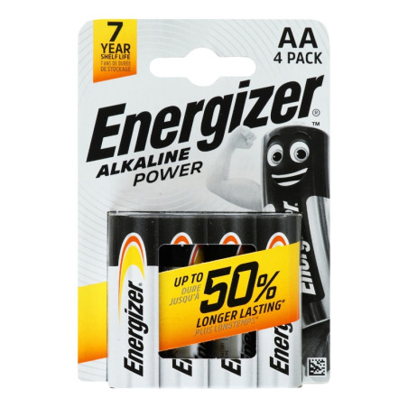 АЛКАЛНИ БАТЕРИИ ENR ALKALINE POWER AA CHP4 ENERGIZER