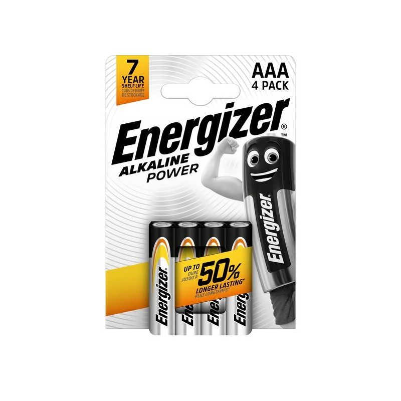 АЛКАЛНИ БАТЕРИИ ENR ALKALINE POWER AAA CHP4 ENERGIZER