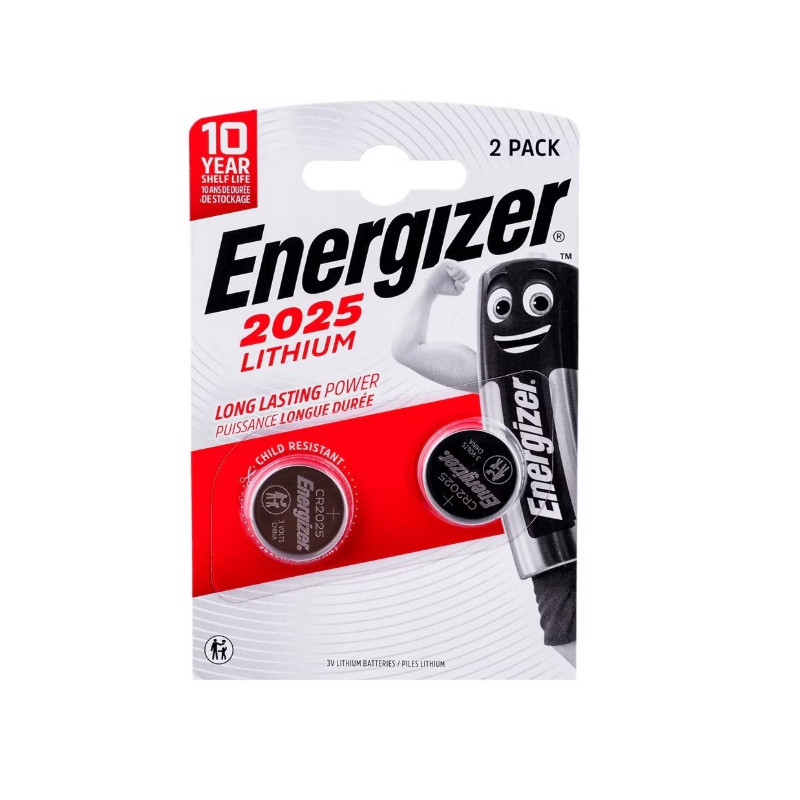 2 бр. ЛИТИЕВИ БАТЕРИИ LITHIUM SPECIAL CR2025 BP2 ENERGIZER