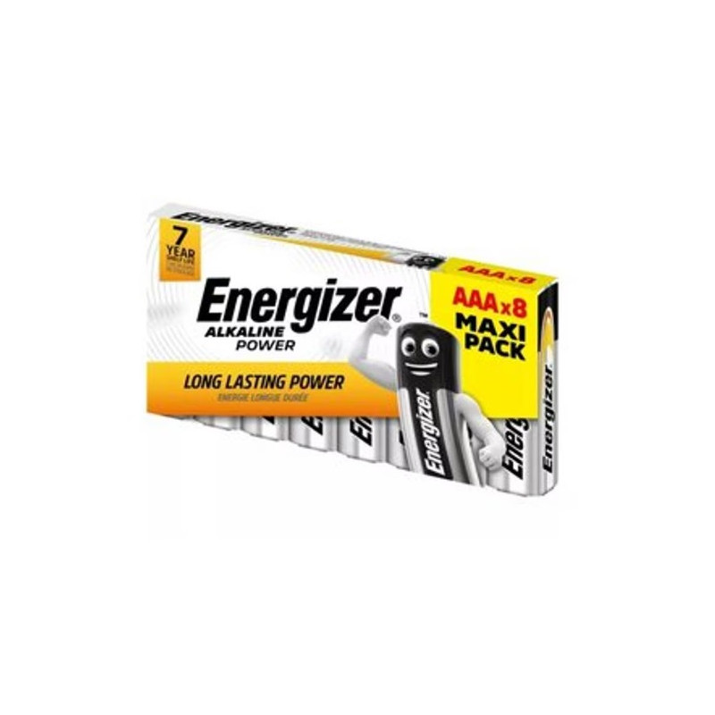 КУТИЯ ОТ 8 БРОЯ AAA CHP8 SRP ALKALINE POWER ENERGIZER