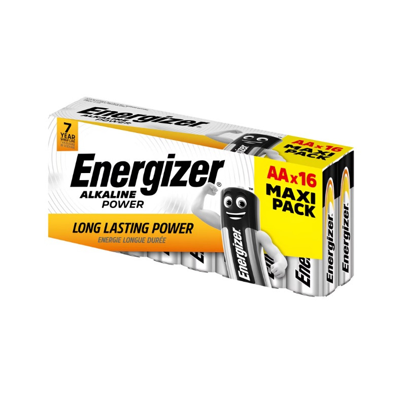 КУТИЯ ОТ 16 БРОЯ БАТЕРИИ ALKALINE POWER AA CHP16 SRP ENERGIZER