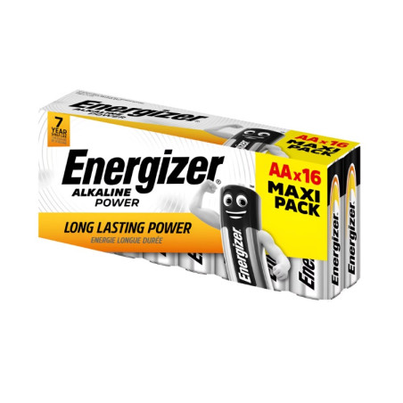 КУТИЯ ОТ 16 БРОЯ БАТЕРИИ ALKALINE POWER AA CHP16 SRP ENERGIZER