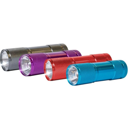 МЕТАЛНИ ЦВЕТНИ ФЕНЕРЧЕТА + 3 AAA БАТЕРИИ COLOR METAL LIGHT EVEREADY ENERGIZER