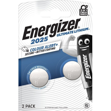 ЛИТИЕВИ БАТЕРИИ ENR ULTIMATE LITHIUM SPECIAL CR2025 BP2 ENERGIZER