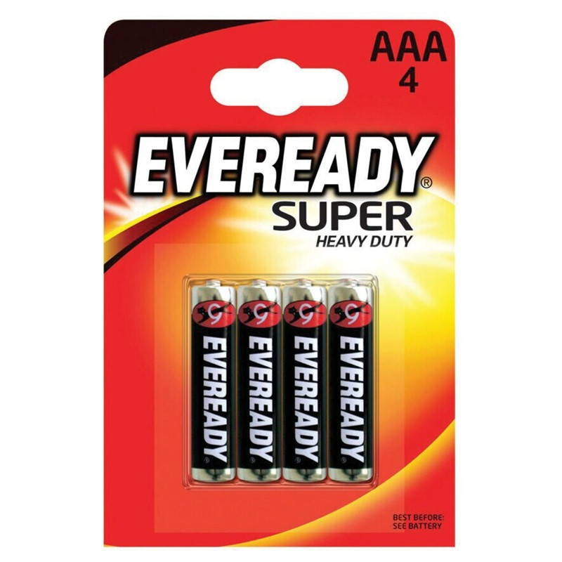 ЦИНКОВИ БАТЕРИИ EVEREADY SHD AAA BP4 ENERGIZER