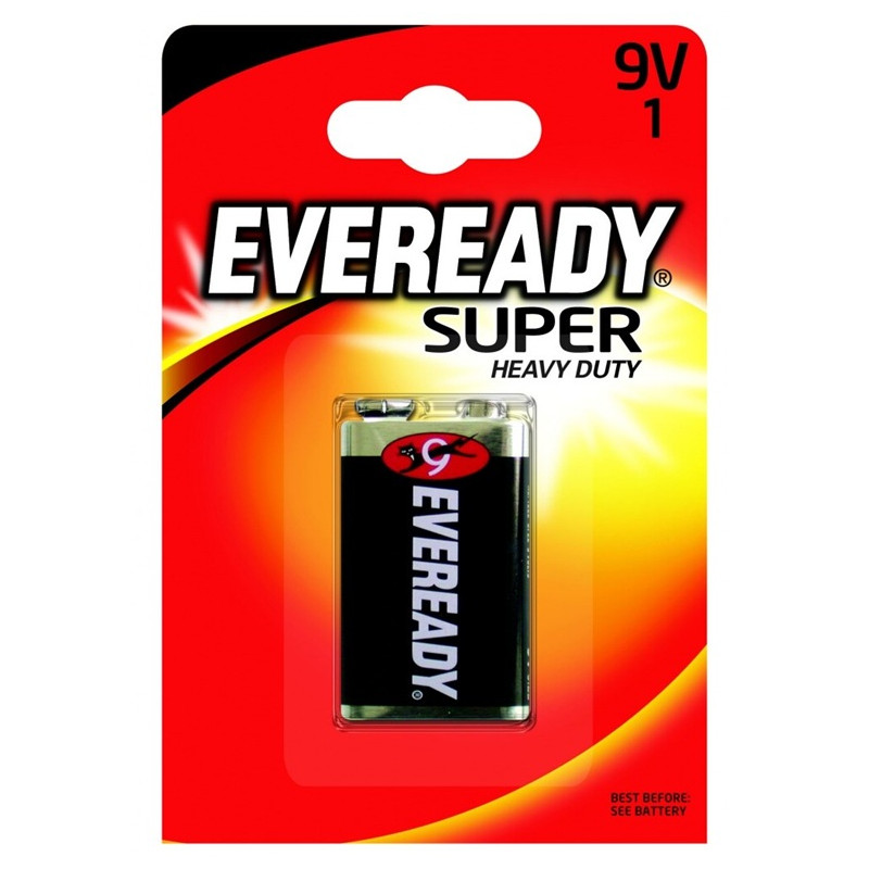 ЦИНКОВА БАТЕРИЯ EVEREADY SHD 9V BP1 ENERGIZER
