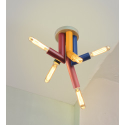 LED LAMPA С ПЕТ ГНЕЗДА DECOR STRAW CEILING 5XE27 LEDVANCE