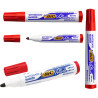 КУТИЯ 12 БР. МАРКЕР VELLEDA ЧЕРВЕН ЗА БЯЛА ДЪСКА BIC